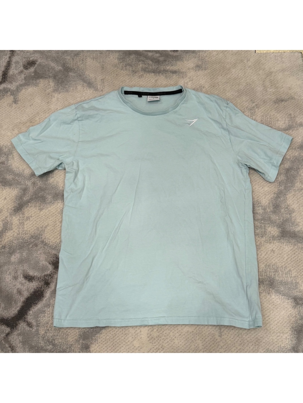 Gymshark Light Blue Short Sleeve T-Shirt Size L
